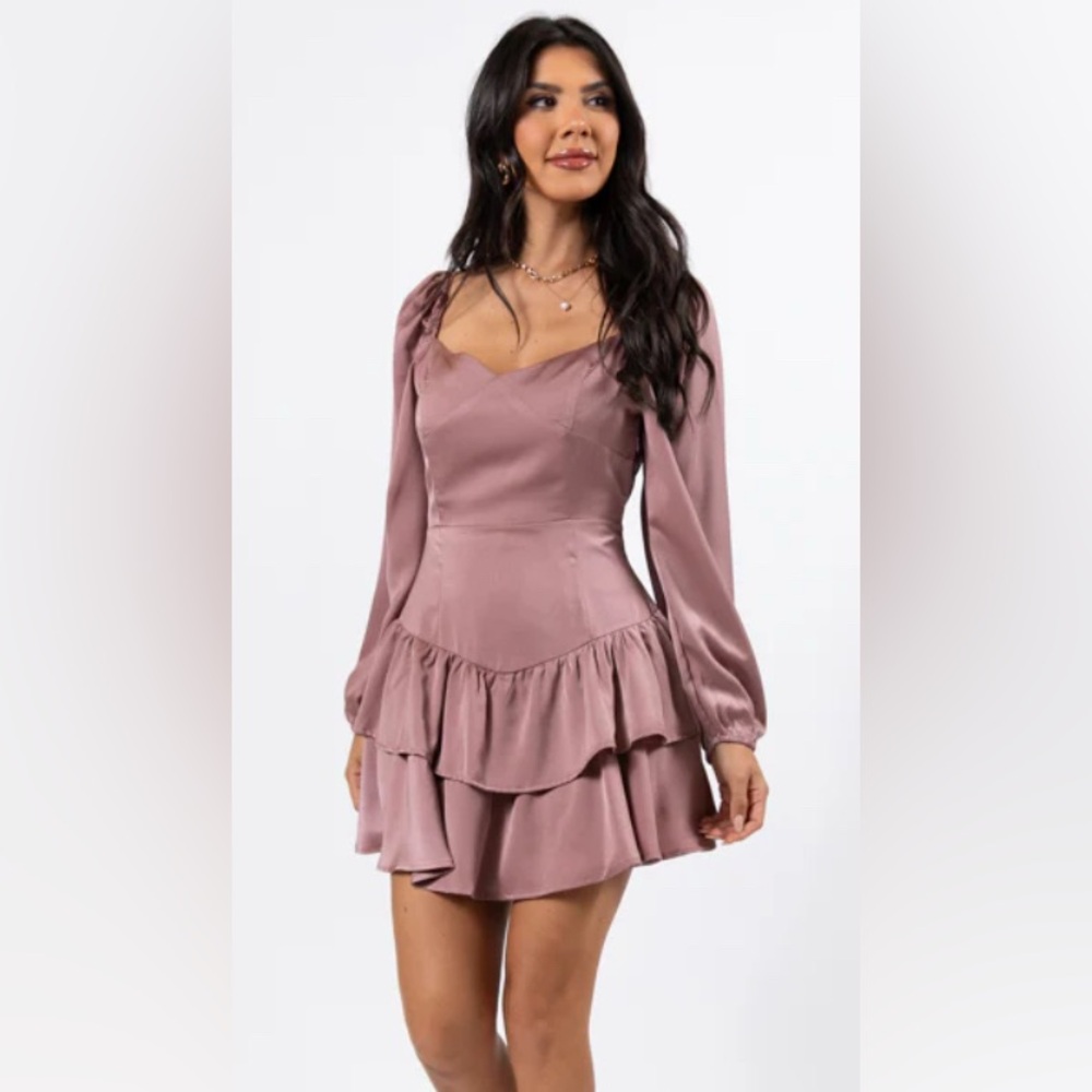 NWOT Pink Lily Sweetheart Mini Dress